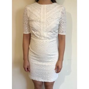 White Topshop dress